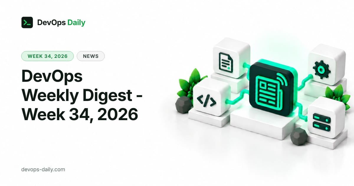 DevOps Weekly Digest - Week 34, 2026